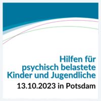 Schriftzug "Hilfen für psychisch belastetete Kinder und Jugendliche"